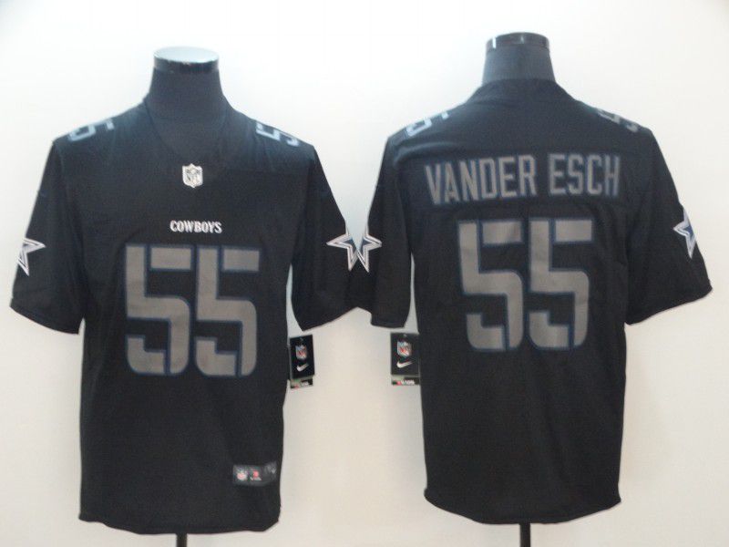 Men Dallas Cowboys #55 Vander esch Nike Fashion Impact Black Color Rush Limited NFL Jersey->dallas cowboys->NFL Jersey